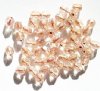 50 6mm Faceted Copper Lined Crystal AB Firepolish Beads